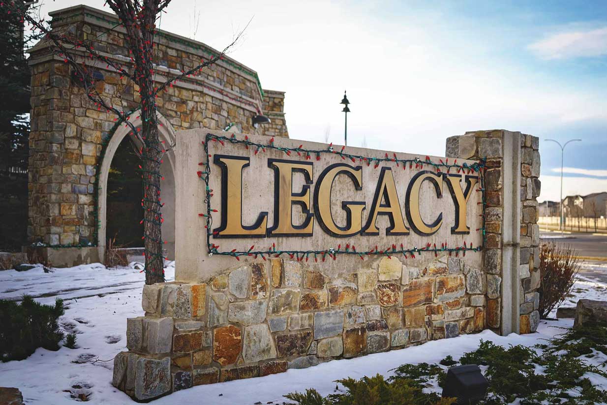 Legacy Neighborhood Sign