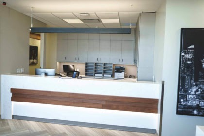 Reception Desk | South Calgary Dental & Orthodontics | General and Family Dentist and Orthodontist | SE Calgary