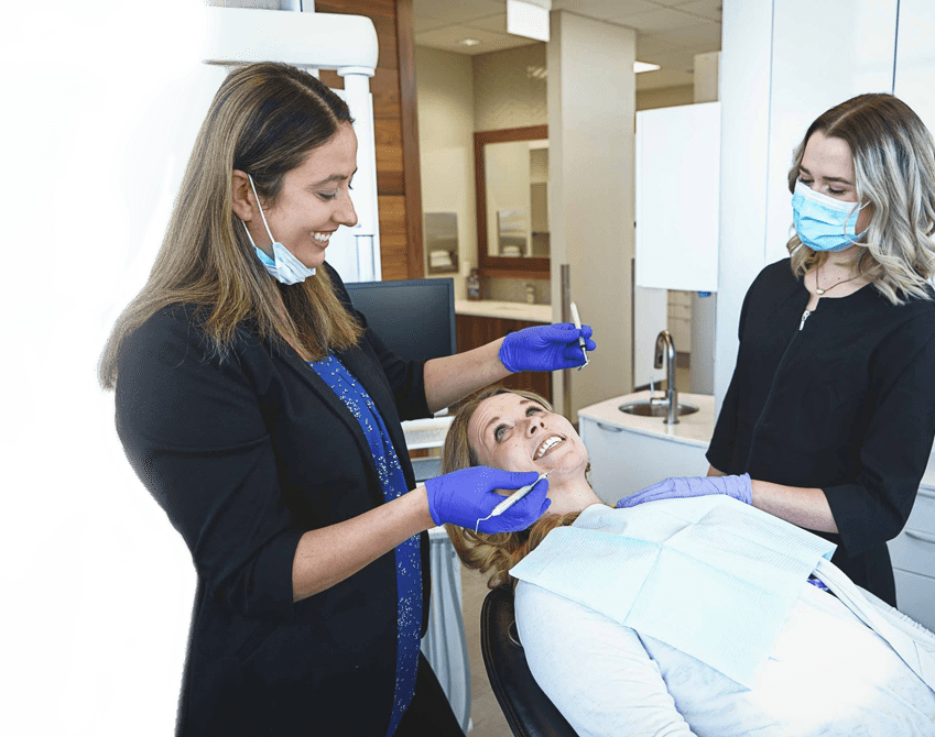 Checking Patient | South Calgary Dental & Orthodontics | General and Family Dentist and Orthodontist | SE Calgary